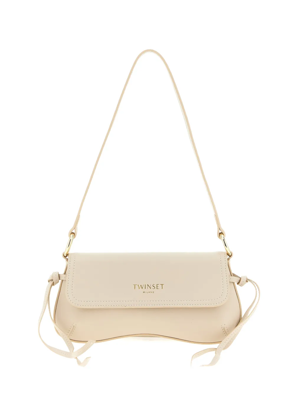 Кожаная сумка через плечо Twinset, бежевый
Кожаная сумка через плечо Twinset, бежевый