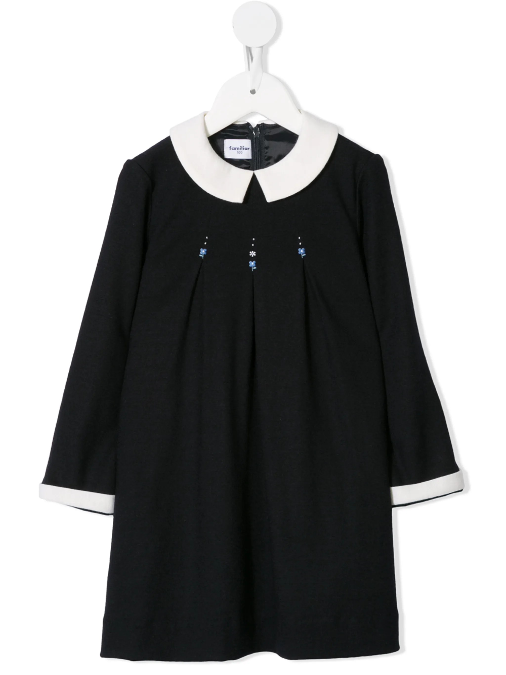 Платье с цветочной вышивкой и складками Familiar, черный
Платье с цветочной вышивкой и складками Familiar, черный