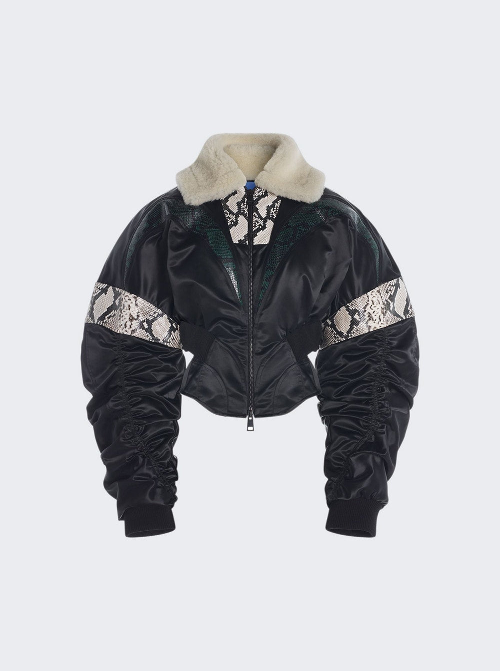 Укороченная куртка Mugler, цвет black and roccia
Укороченная куртка Mugler, цвет black and roccia