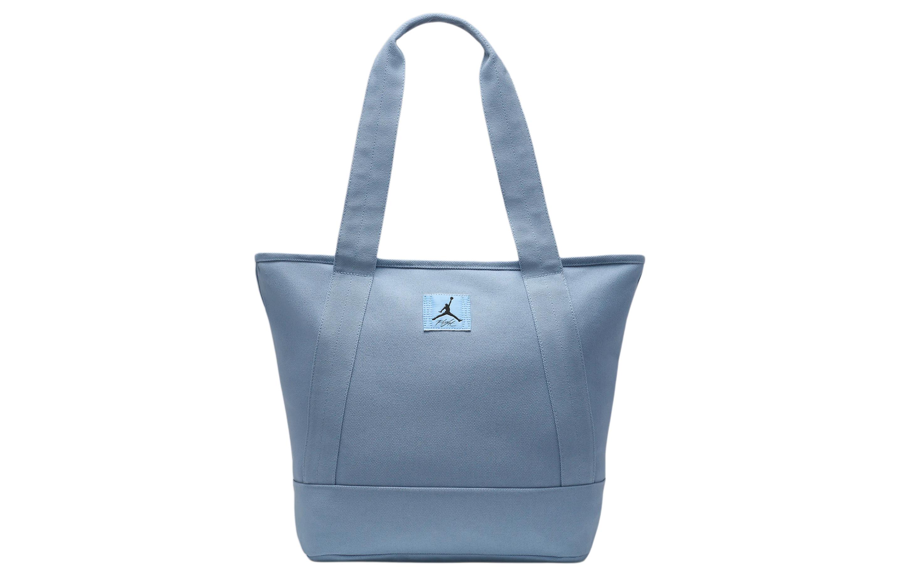 Сумка-шоппер из переработанного хлопка, сине-серая, унисекс Jordan 
Сумка-шоппер из переработанного хлопка, сине-серая, унисекс Jordan