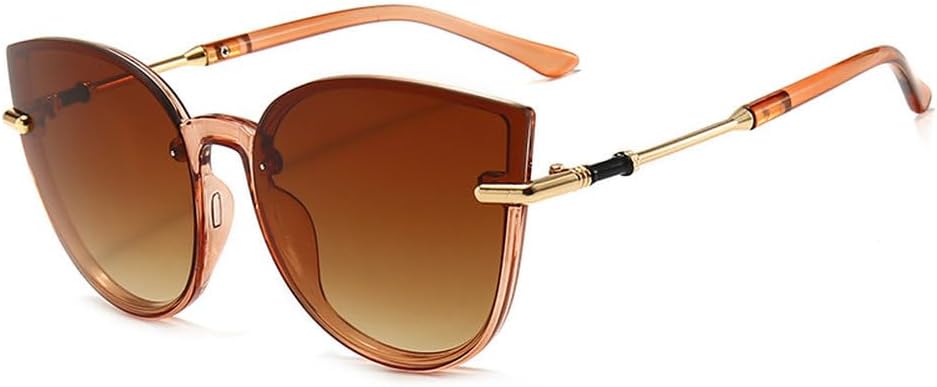 Модные солнцезащитные очки «кошачий глаз» большого размера для женщин, трендовые солнцезащитные очки с градиентным покрытием для мужчин, защита от ультрафиолета UV400 HVTVTLA, Tea
Модные солнцезащитные очки «кошачий глаз» большого размера для женщин, трендовые солнцезащитные очки с градиентным покрытием для мужчин, защита от ультрафиолета UV400 HVTVTLA, Tea