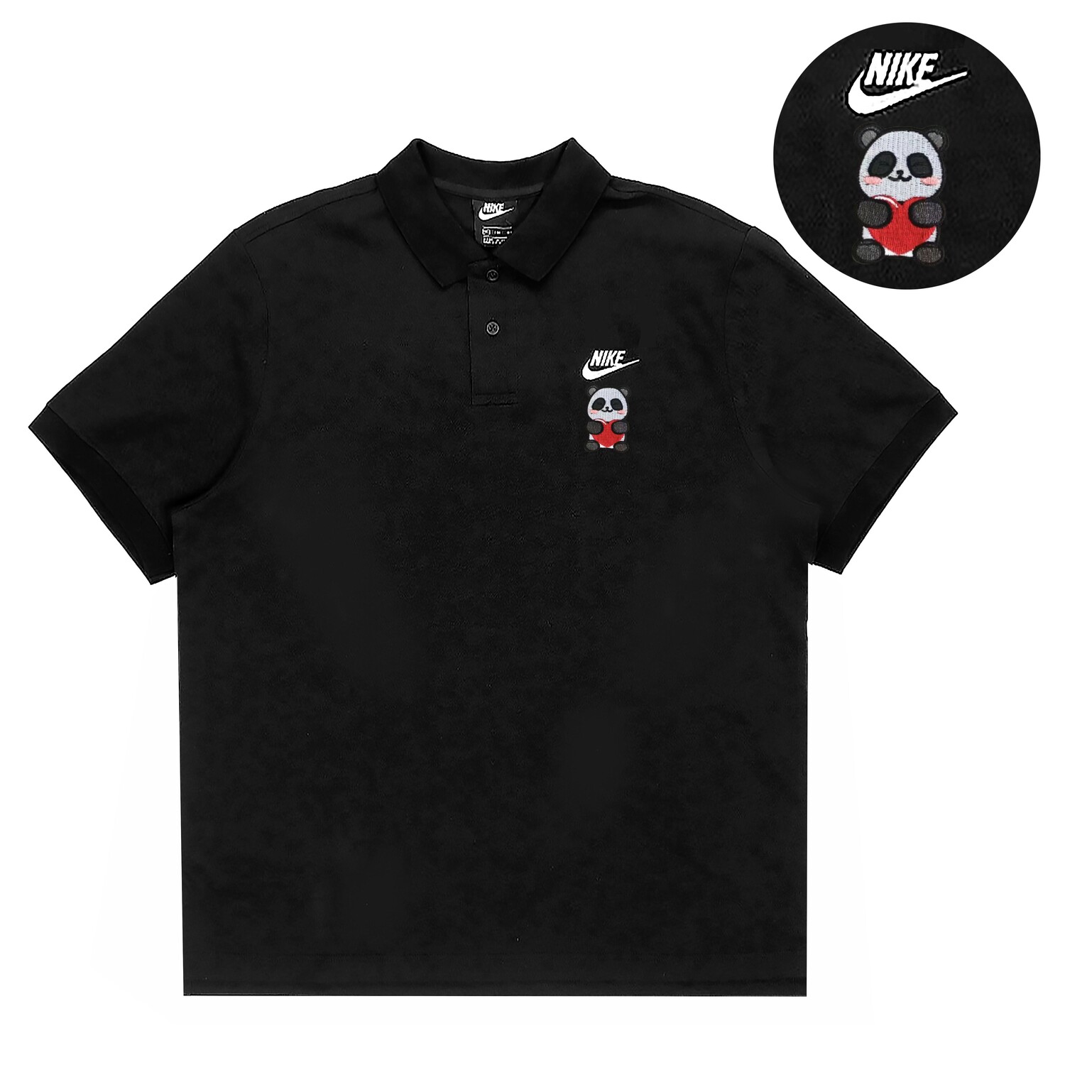 Рубашка поло унисекс черная Nike, черный
Рубашка поло унисекс черная Nike, черный