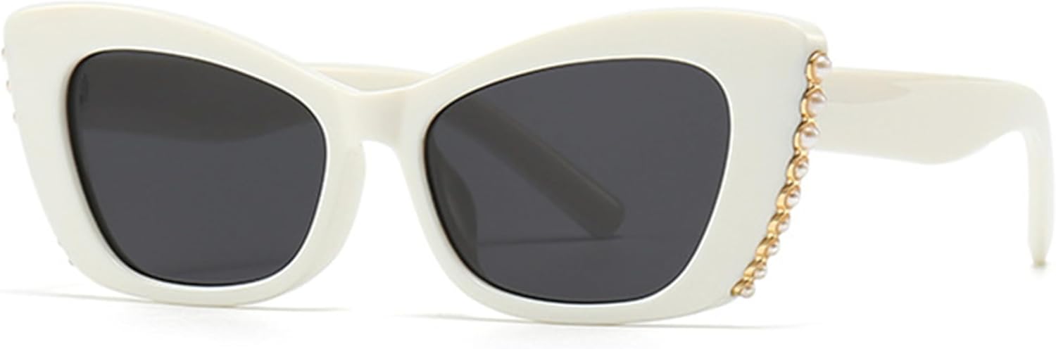 Женские солнцезащитные очки Bullabulling увеличенного размера, жемчужного цвета, квадратной формы, с защитой от УФ-излучения UV400 — модный подарок для нее, 52 мм L05, White
Женские солнцезащитные очки Bullabulling увеличенного размера, жемчужного цвета, квадратной формы, с защитой от УФ-излучения UV400 — модный подарок для нее, 52 мм L05, White