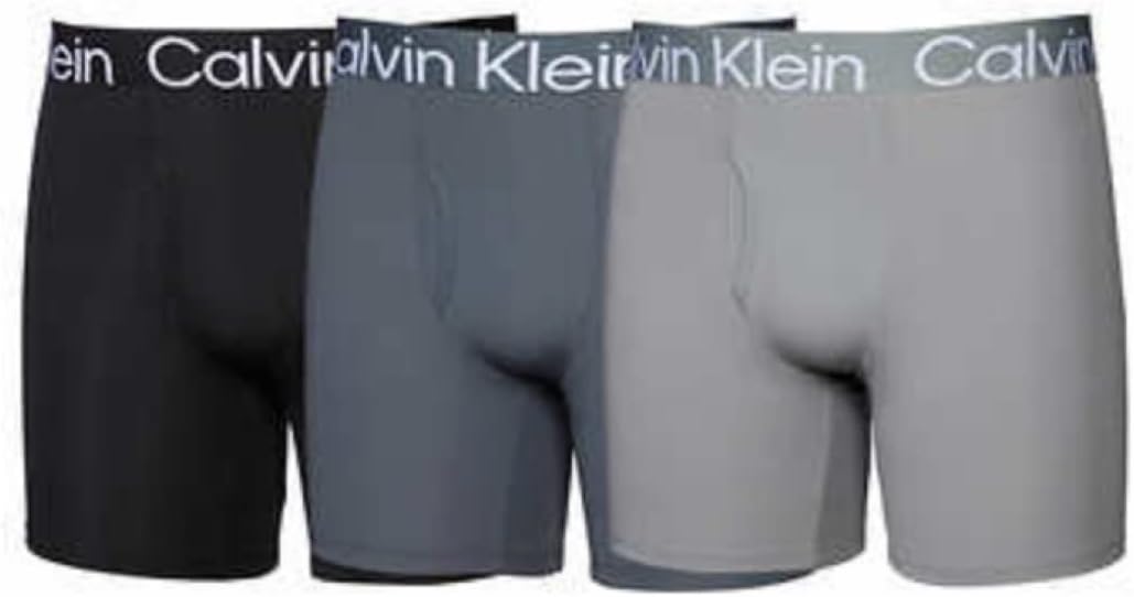 Комплект из 3 мужских трусов-боксеров Calvin Klein из хлопка и эластичной ткани с низкой посадкой, Charcoal Multi
Комплект из 3 мужских трусов-боксеров Calvin Klein из хлопка и эластичной ткани с низкой посадкой, Charcoal Multi