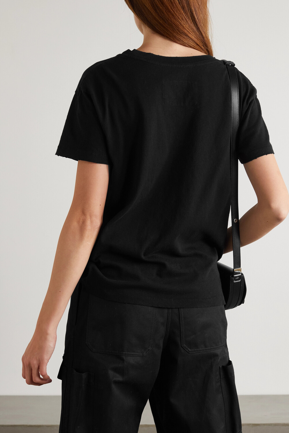 NILI LOTAN футболка Brady из хлопкового джерси с эффектом потертости, черный
NILI LOTAN футболка Brady из хлопкового джерси с эффектом потертости, черный