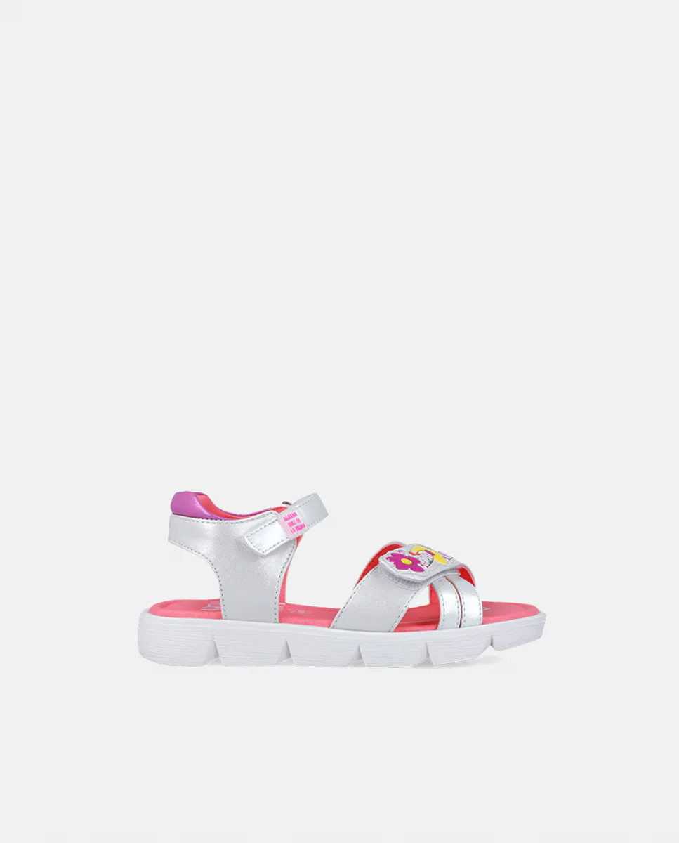 Босоножки цвета фуксии с украшением на союзке для девочек Agatha Ruiz de la Prada, серебряный
Босоножки цвета фуксии с украшением на союзке для девочек Agatha Ruiz de la Prada, серебряный