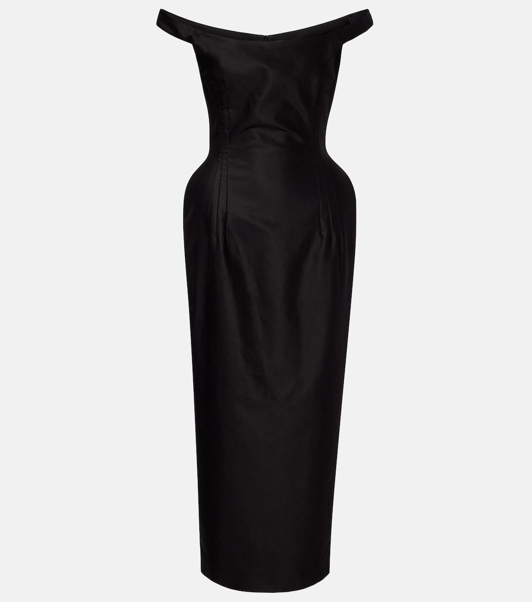 Платье-бюстье из хлопка с открытыми плечами Magda Butrym, черный
Платье-бюстье из хлопка с открытыми плечами Magda Butrym, черный