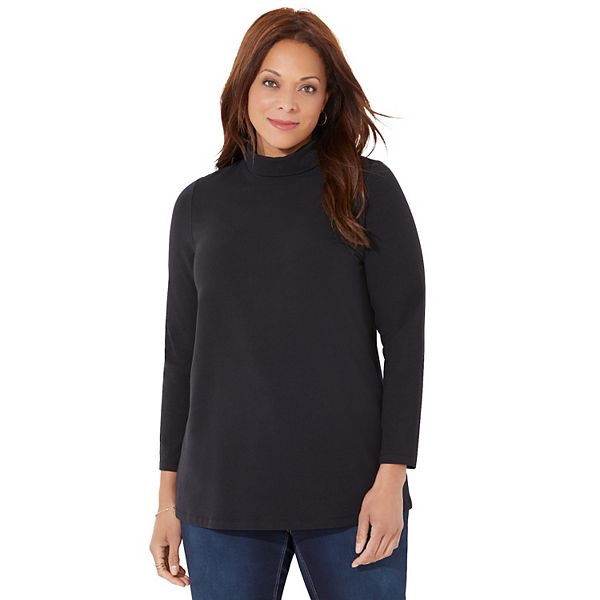 Женская водолазка Suprema plus size petite Catherines, Black
Женская водолазка Suprema plus size petite Catherines, Black