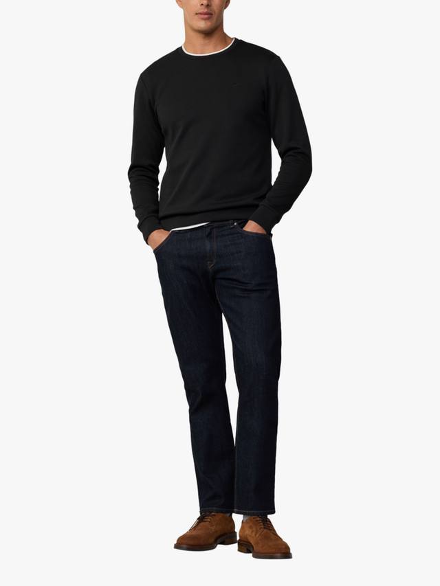 Толстовка из смеси хлопка Hackett London, черный 
Толстовка из смеси хлопка Hackett London, черный