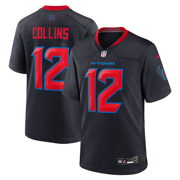 Мужская игровая футболка Nico Collins Houston Texans 2nd Alternate в цвете navy Nike
Мужская игровая футболка Nico Collins Houston Texans 2nd Alternate в цвете navy Nike
