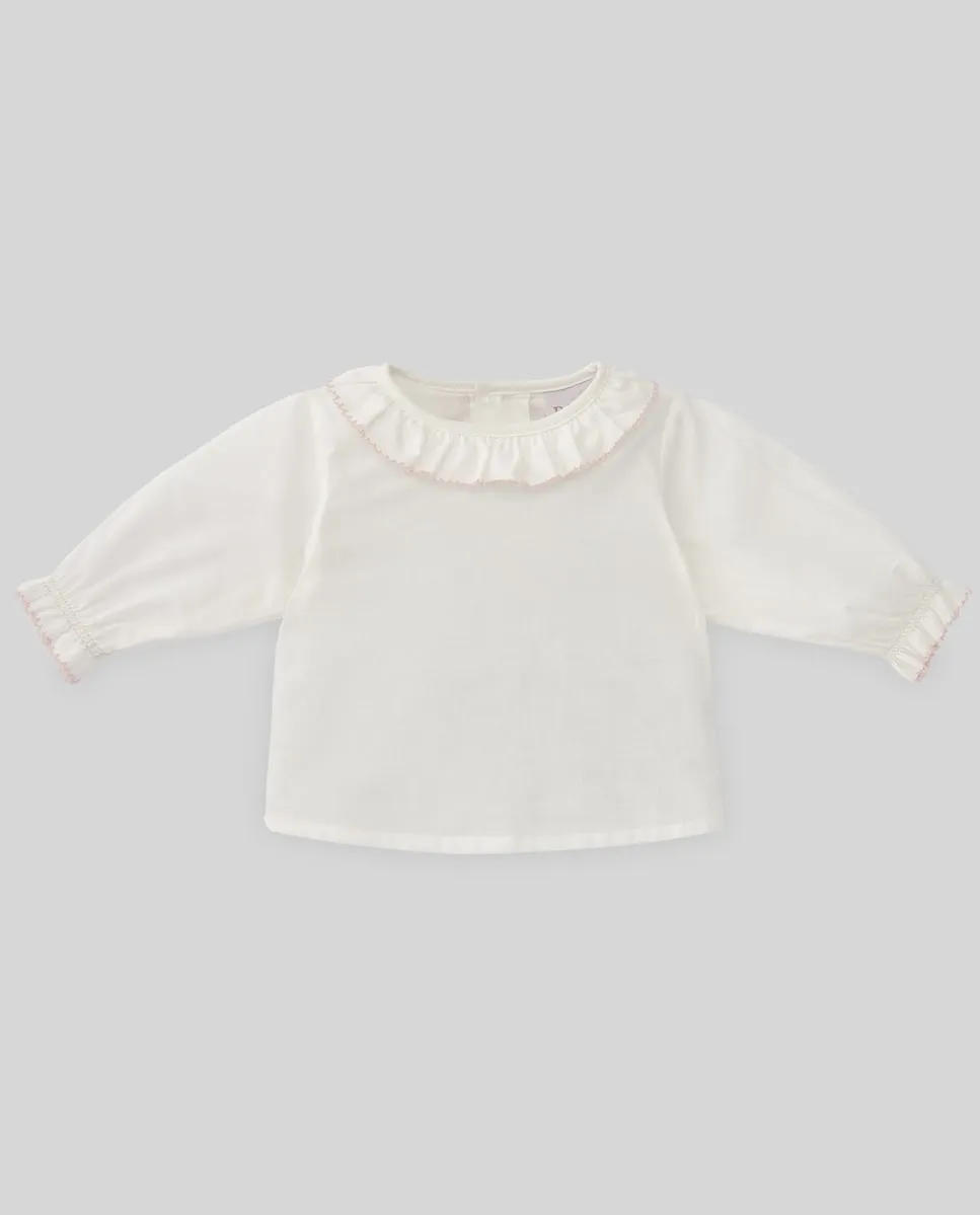 Детская блузка с волнистой отделкой коллекция Esencial Paz Rodríguez, белый/розовый
Детская блузка с волнистой отделкой коллекция Esencial Paz Rodríguez, белый/розовый