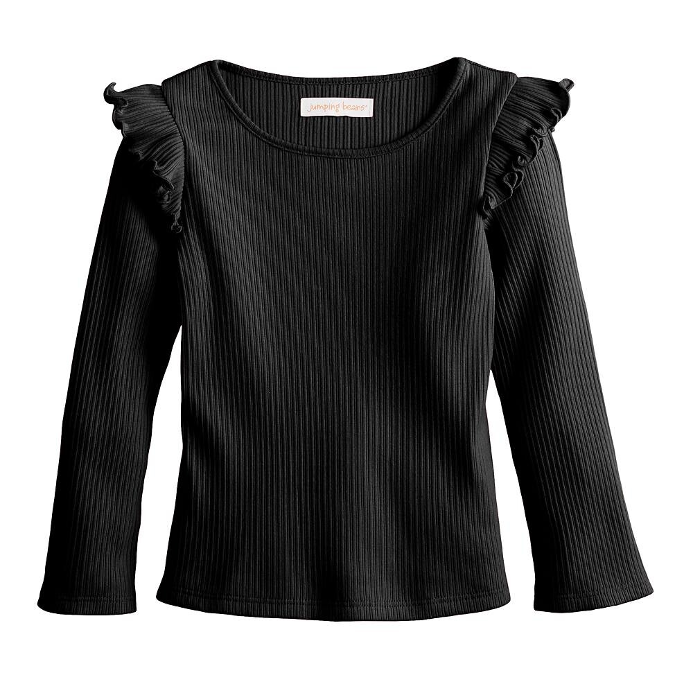 Топ с рюшами и длинными рукавами Jumping Beans для девочек и малышей Jumping Beans, цвет Black Luxe
Топ с рюшами и длинными рукавами Jumping Beans для девочек и малышей Jumping Beans, цвет Black Luxe