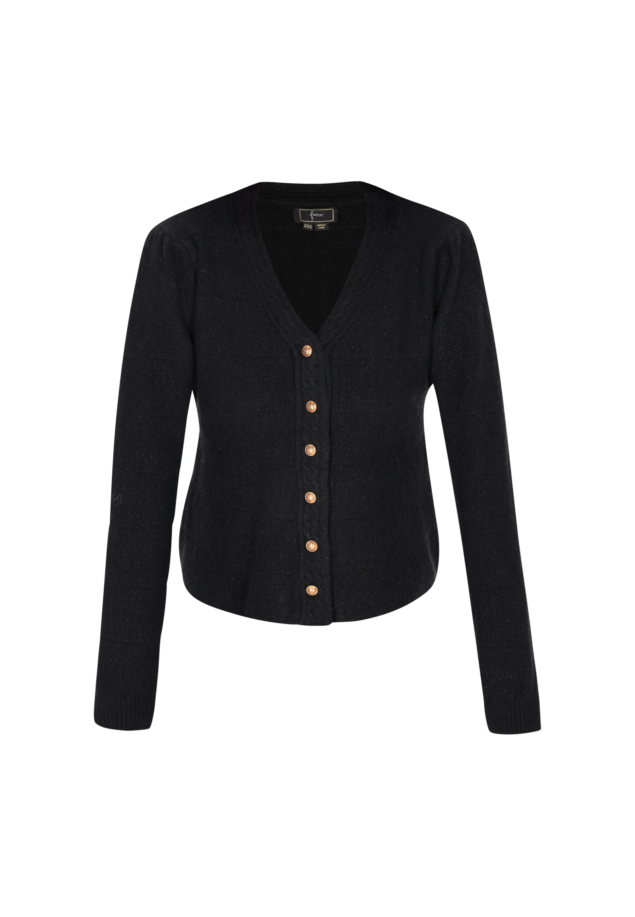 Faina Вязаный кардиган в черном цвете
Faina Вязаный кардиган в черном цвете