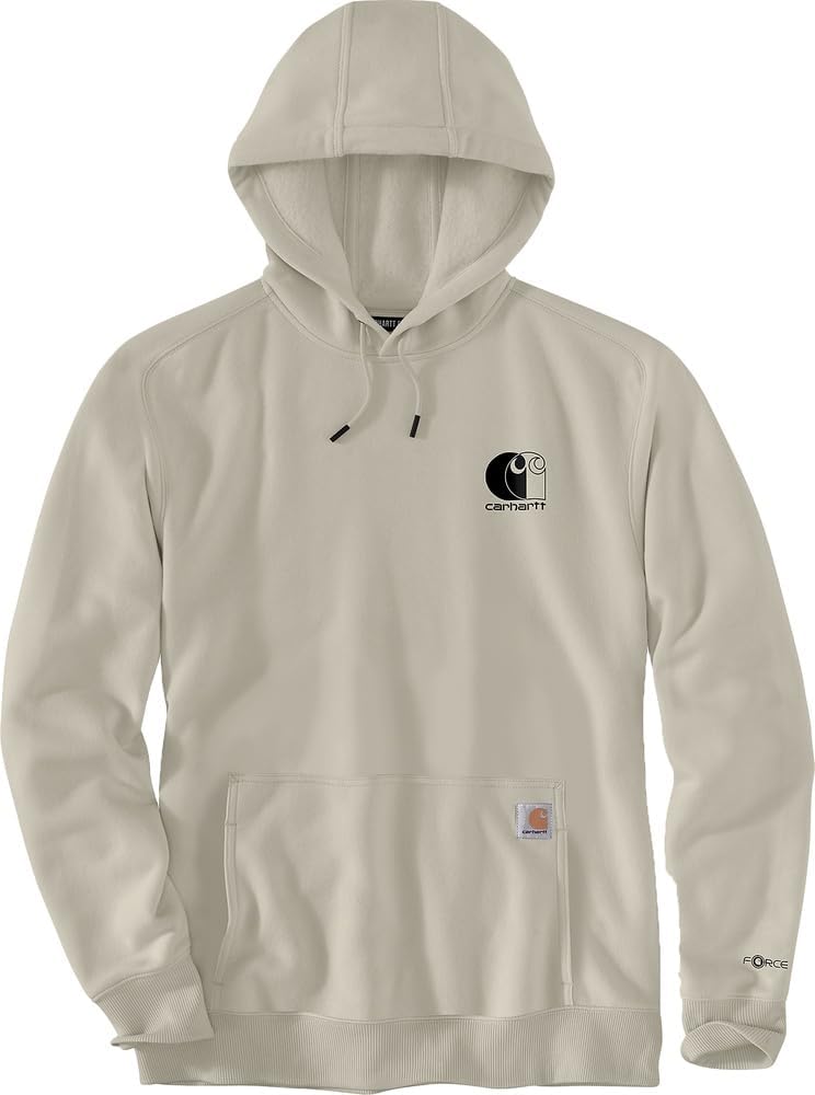 Carhartt мужская толстовка Force Relaxed Fit легкая с логотипом, Cobblestone
Carhartt мужская толстовка Force Relaxed Fit легкая с логотипом, Cobblestone