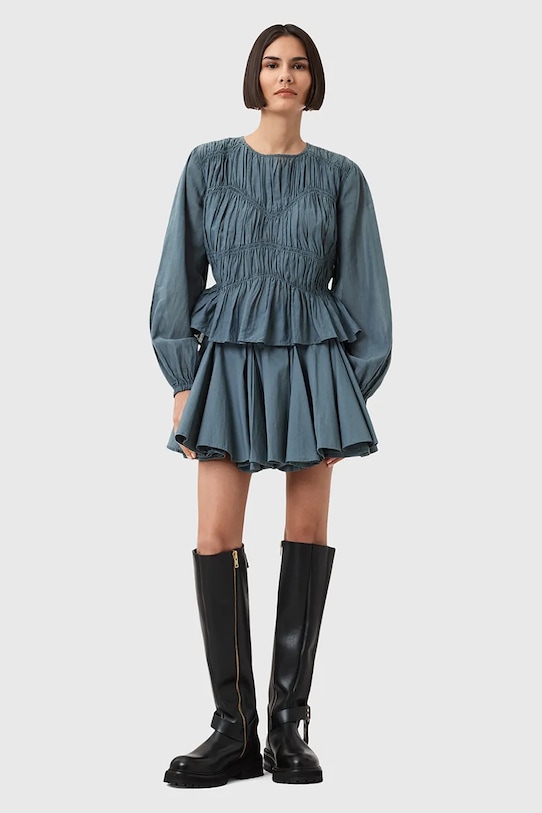 Хлопковая юбка TULIP Allsaints, синий
Хлопковая юбка TULIP Allsaints, синий