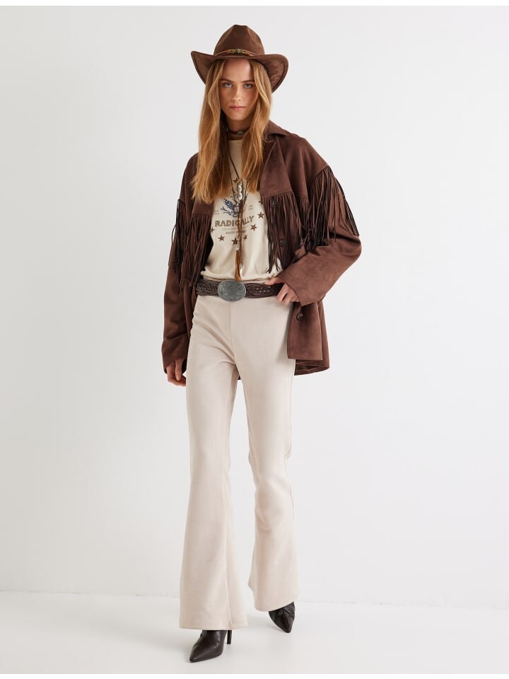 Тканевые брюки KOTON Hose, бежевый 
Тканевые брюки KOTON Hose, бежевый