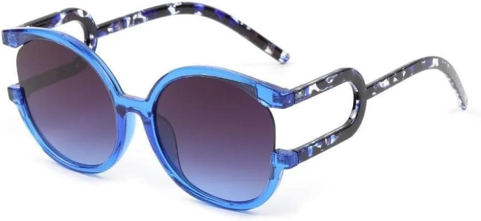 HaoLMi - Женские солнцезащитные очки с градиентными линзами из поликарбоната и леопардовым принтом, роскошные, модные, с защитой от УФ-излучения UV400, круглые, C5
HaoLMi - Женские солнцезащитные очки с градиентными линзами из поликарбоната и леопардовым принтом, роскошные, модные, с защитой от УФ-излучения UV400, круглые, C5