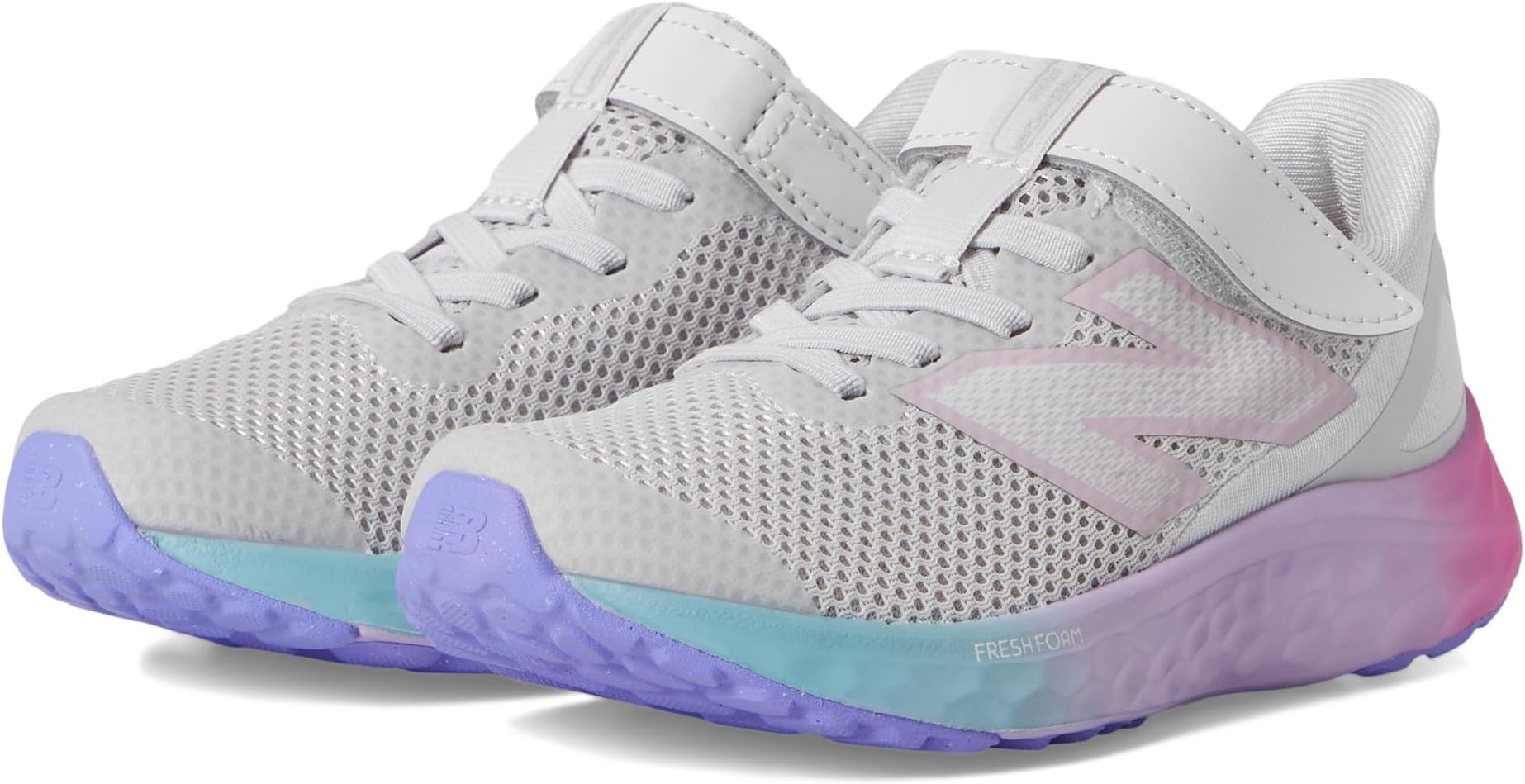 Кроссовки New Balance Kids Fresh Foam Arishi v4 Bungee Lace with Top Strap, цвет Grey Matter/Mid Century Pink/Lilac Glow
Кроссовки New Balance Kids Fresh Foam Arishi v4 Bungee Lace with Top Strap, цвет Grey Matter/Mid Century Pink/Lilac Glow