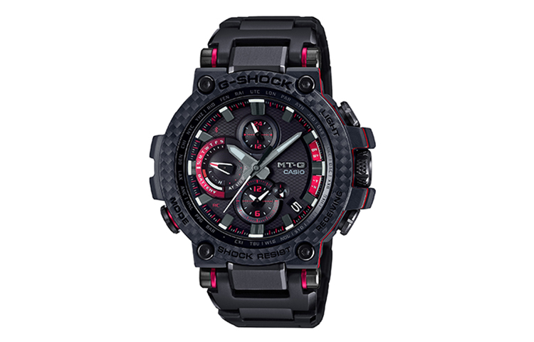 Часы Casio G-Shock MT-G, MTG-B1000 Carbon Series, арт. MTGB1000XBD-1, черный/красный
Часы Casio G-Shock MT-G, MTG-B1000 Carbon Series, арт. MTGB1000XBD-1, черный/красный
