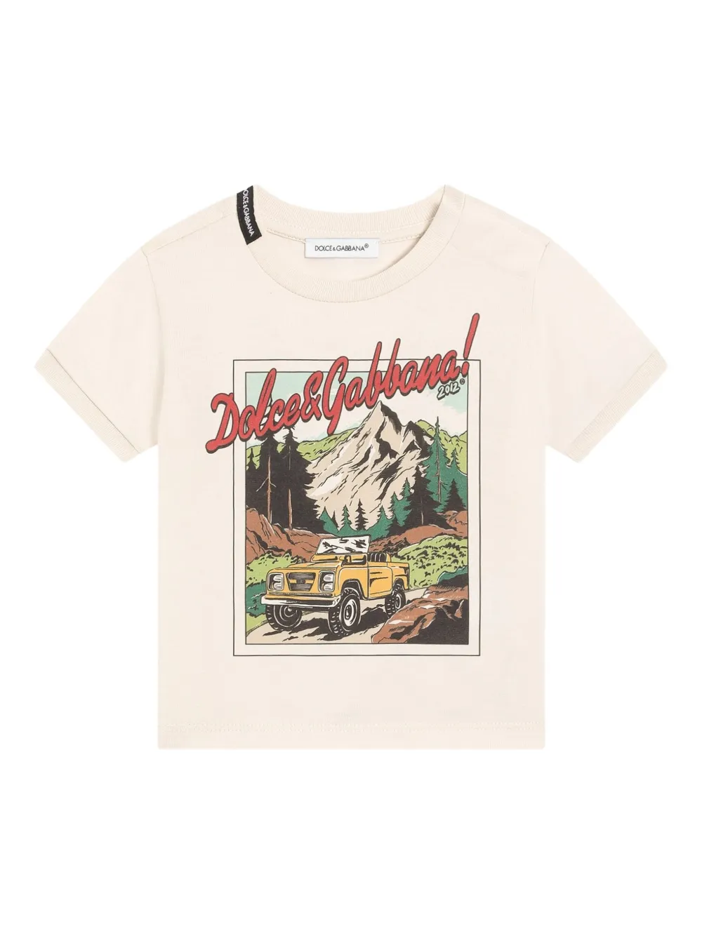 Футболка с графичным принтом Dolce & Gabbana Kids, нейтральный
Футболка с графичным принтом Dolce & Gabbana Kids, нейтральный