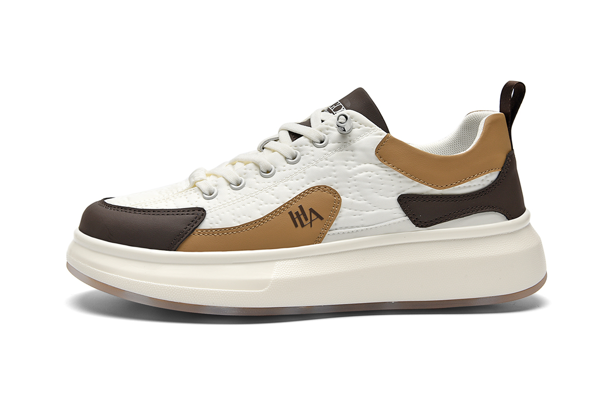 Низкие кроссовки для скейтбординга с противоскользящей амортизацией для мужчин HLA, White Brown
Низкие кроссовки для скейтбординга с противоскользящей амортизацией для мужчин HLA, White Brown
