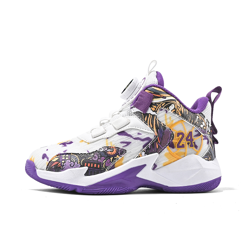 Нескользящие, износостойкие, дышащие детские баскетбольные кроссовки средней высоты для начальной школы Mulinsen, белый/фиолетовый
Нескользящие, износостойкие, дышащие детские баскетбольные кроссовки средней высоты для начальной школы Mulinsen, белый/фиолетовый