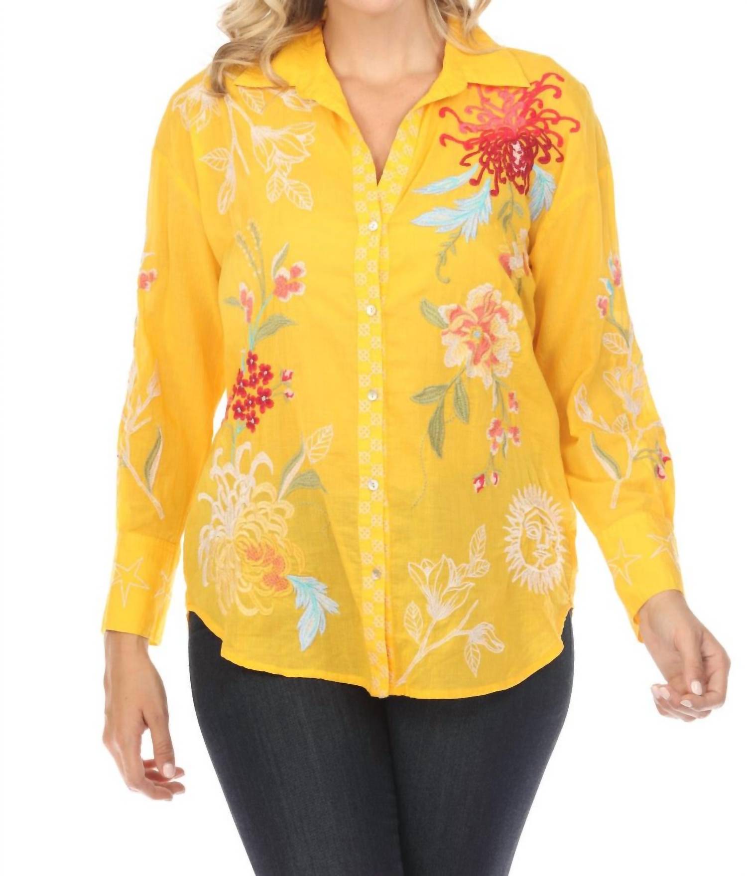 Мэлори расслабленная рубашка со швами в золотистом ананасовом цвете Johnny Was, золотой 
Мэлори расслабленная рубашка со швами в золотистом ананасовом цвете Johnny Was, золотой