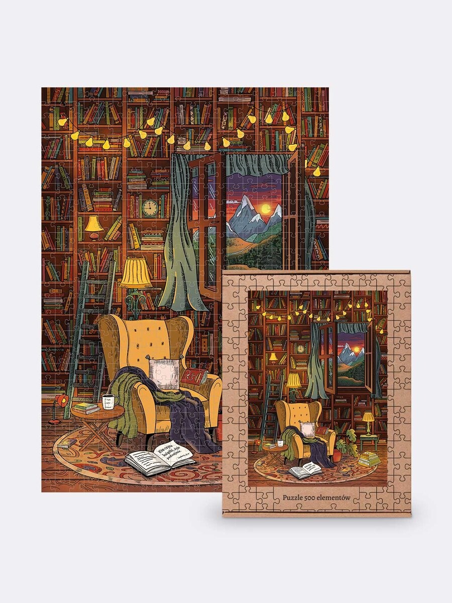 КНИЖНЫЙ ЧЕРВЯК/пазл 500 деталей Nadwyraz.com
КНИЖНЫЙ ЧЕРВЯК/пазл 500 деталей Nadwyraz.com