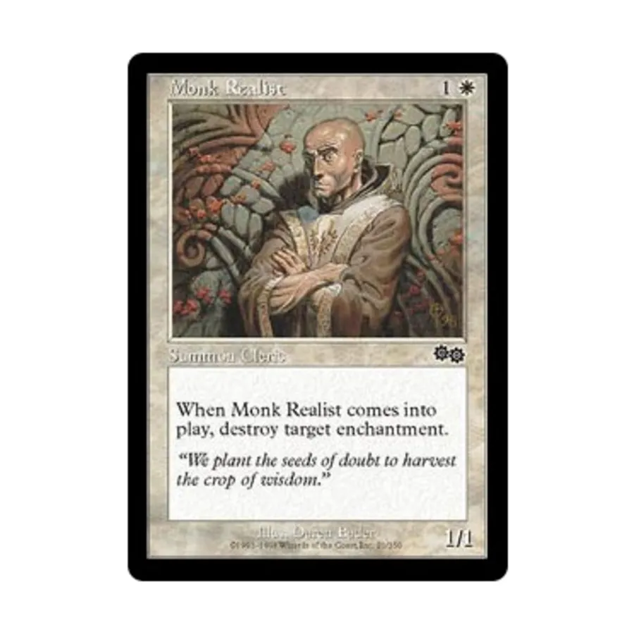 CCG Монах Реалист (С), MTG - Urza's Saga
CCG Монах Реалист (С), MTG - Urza's Saga