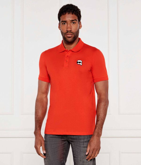 Рубашка поло Slim fit Karl Lagerfeld, оранжевый 
Рубашка поло Slim fit Karl Lagerfeld, оранжевый