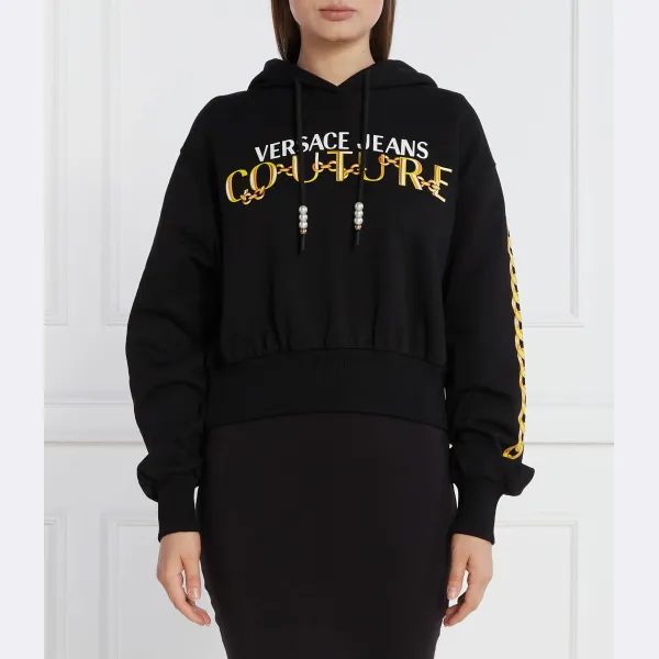 Толстовка обычного кроя Versace, черный
Толстовка обычного кроя Versace, черный