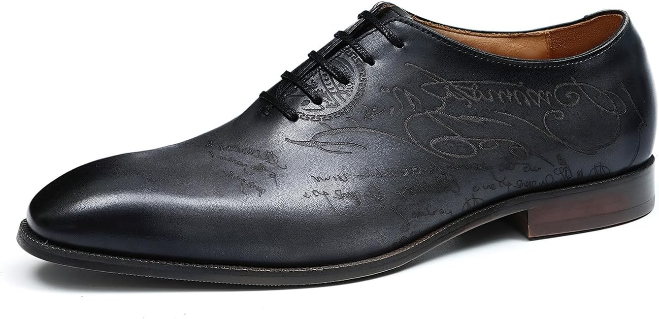 Мужские туфли Santimon Oxfords из натуральной кожи с гладким носком, модель Carve Derby, модные туфли для смокинга, свадьбы, бизнеса и повседневного ношения, серый
Мужские туфли Santimon Oxfords из натуральной кожи с гладким носком, модель Carve Derby, модные туфли для смокинга, свадьбы, бизнеса и повседневного ношения, серый