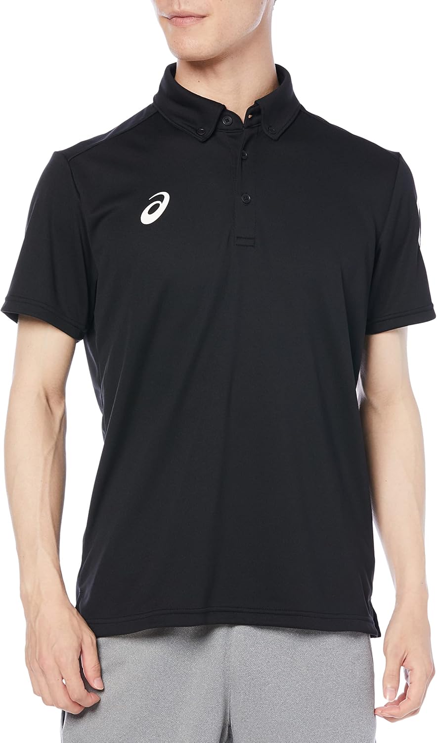 Мужская тренировочная футболка-поло Asics 2031D728, с коротким рукавом, изготовлена из переработанного материала, черный
Мужская тренировочная футболка-поло Asics 2031D728, с коротким рукавом, изготовлена из переработанного материала, черный