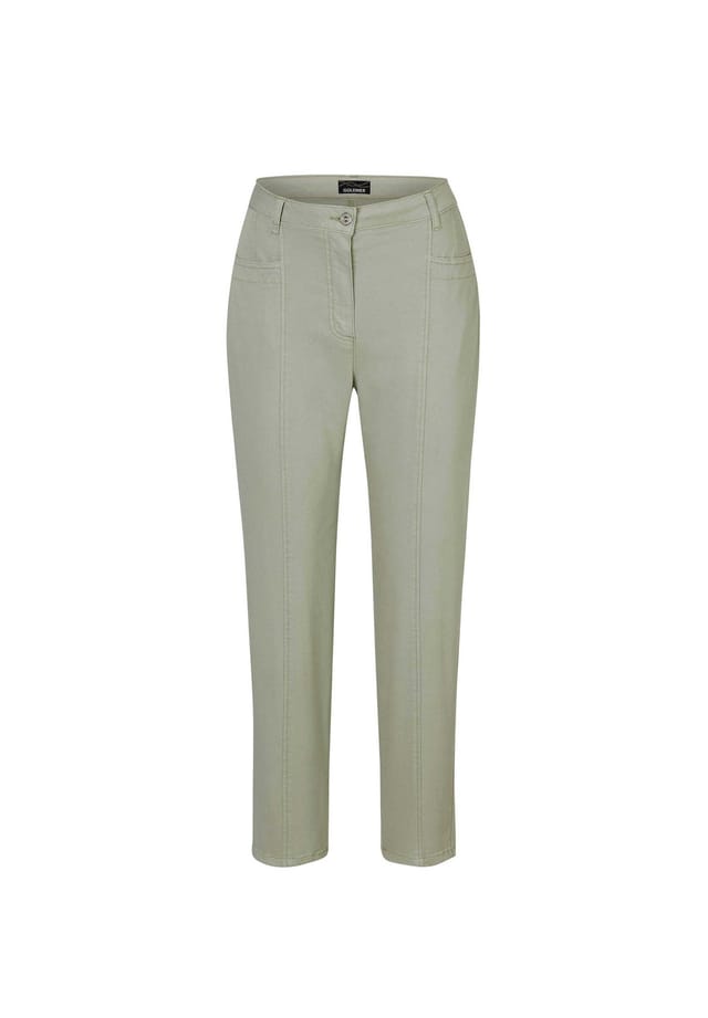 Короткий размер: брюки длиной 7/8 Goldner, зеленый
Короткий размер: брюки длиной 7/8 Goldner, зеленый