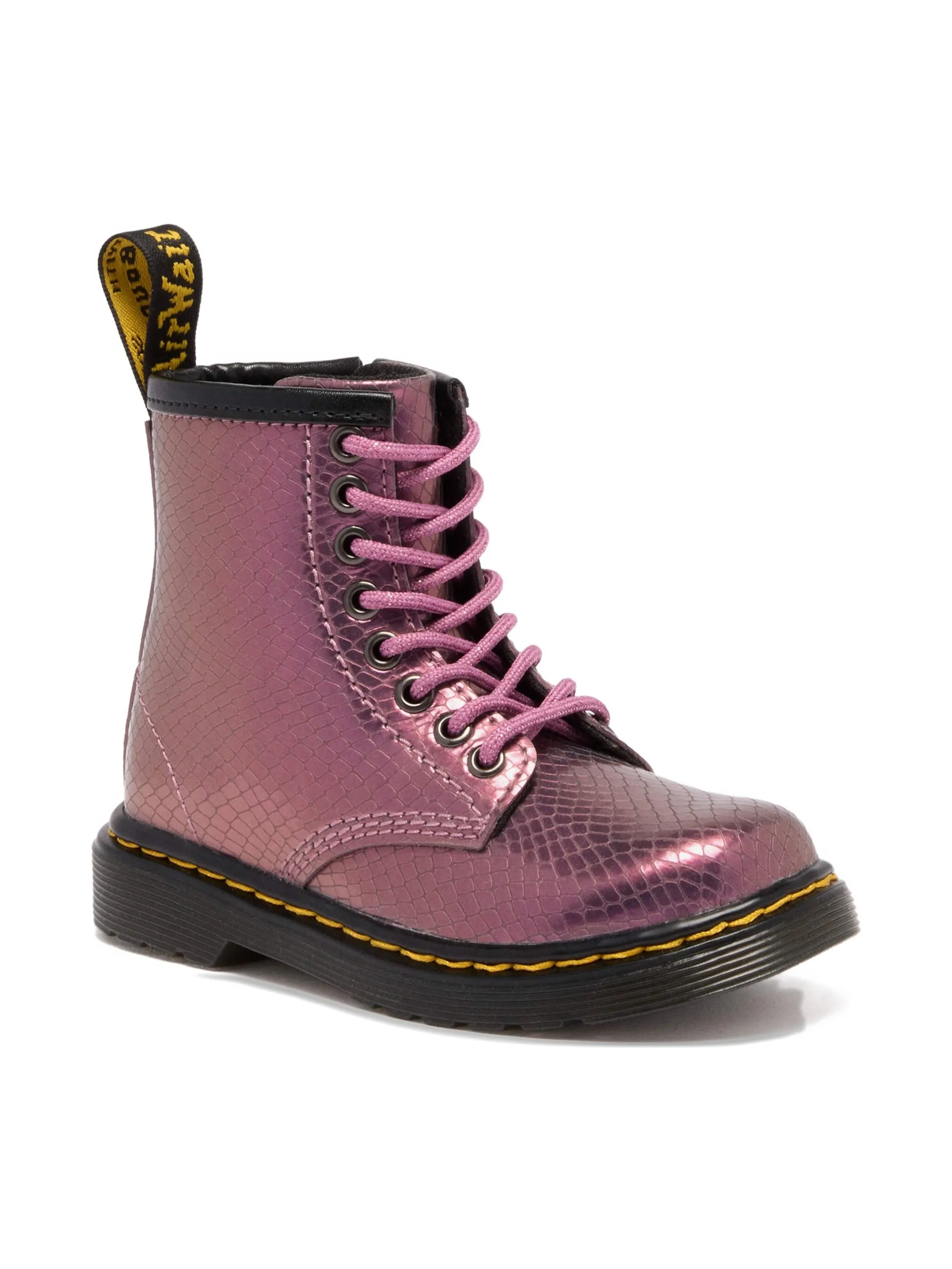 Сапоги из змеиной кожи на шнуровке Dr. Martens Kids, фиолетовый
Сапоги из змеиной кожи на шнуровке Dr. Martens Kids, фиолетовый
