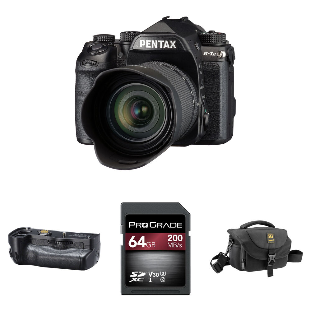 Зеркальная камера Pentax K-1 Mark II DSLR Camera with 28-105mm Lens and Battery
Зеркальная камера Pentax K-1 Mark II DSLR Camera with 28-105mm Lens and Battery