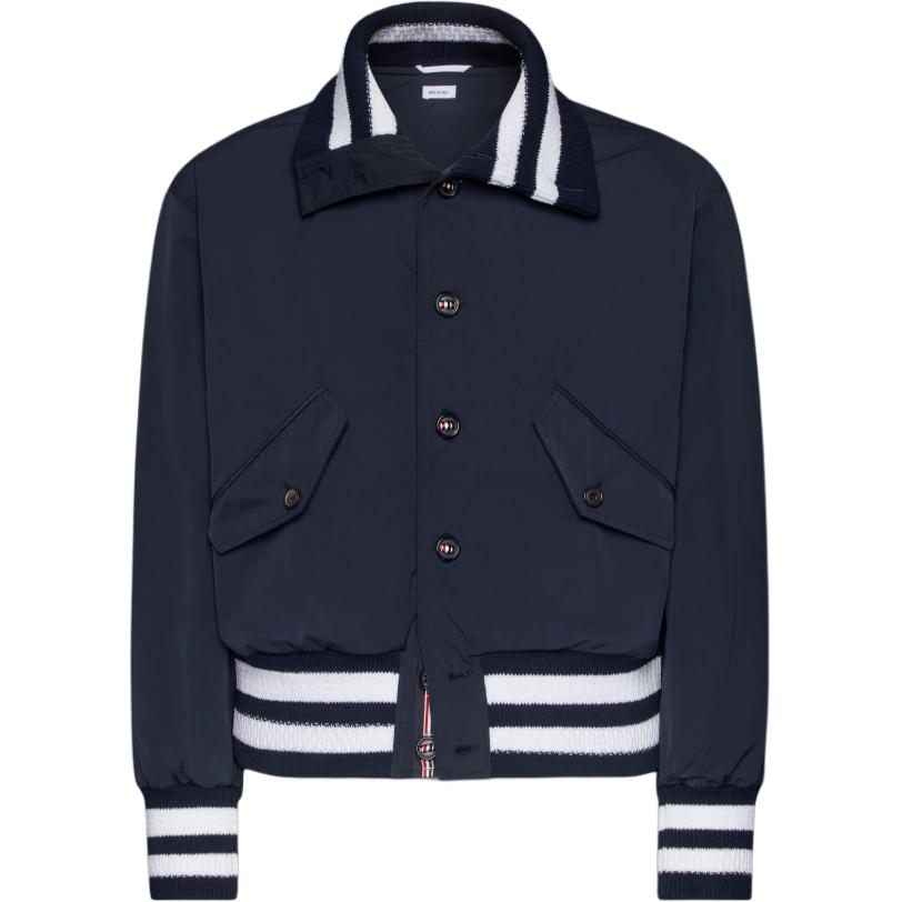 Технологичная летная куртка Thom Browne, marine синий
Технологичная летная куртка Thom Browne, marine синий