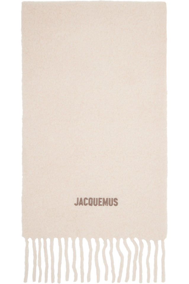 Jacquemus Бежевый шарф les classiques 'муассон'
Jacquemus Бежевый шарф les classiques 'муассон'