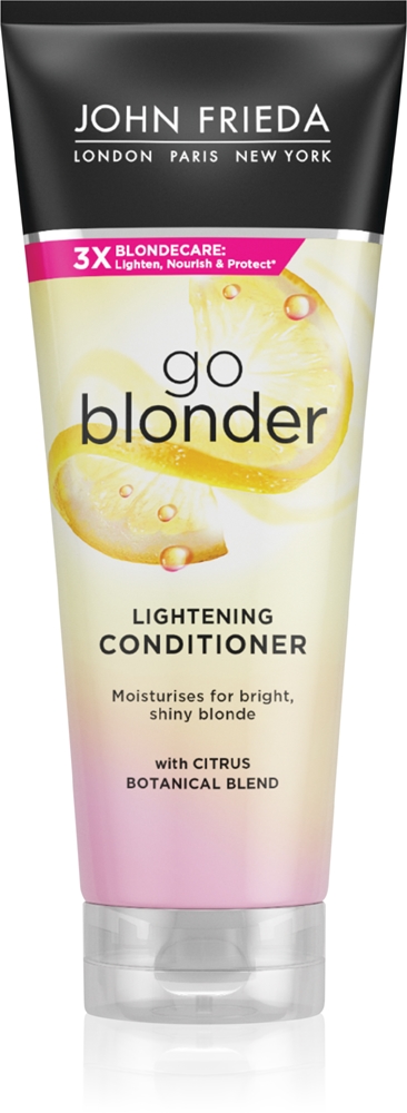 Осветляющий кондиционер Sheer Blonde Go Blonder для светлых волос John Frieda, 250 мл
Осветляющий кондиционер Sheer Blonde Go Blonder для светлых волос John Frieda, 250 мл