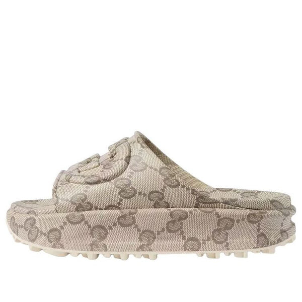 Сандалии gg slide sandal 'interlocking g - beige ebony' Gucci, бежевый
Сандалии gg slide sandal 'interlocking g - beige ebony' Gucci, бежевый