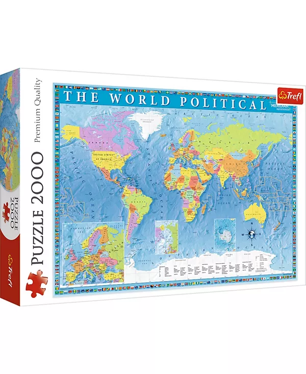 Красный пазл из 2000 деталей — политическая карта мира Trefl, multi-color
Красный пазл из 2000 деталей — политическая карта мира Trefl, multi-color