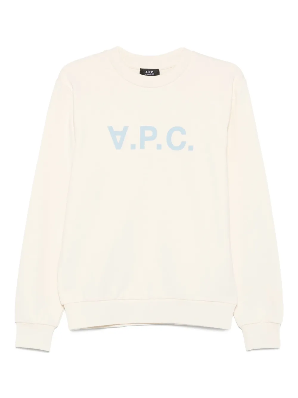 Свитер с круглым вырезом и логотипом A.P.C., нейтральный
Свитер с круглым вырезом и логотипом A.P.C., нейтральный