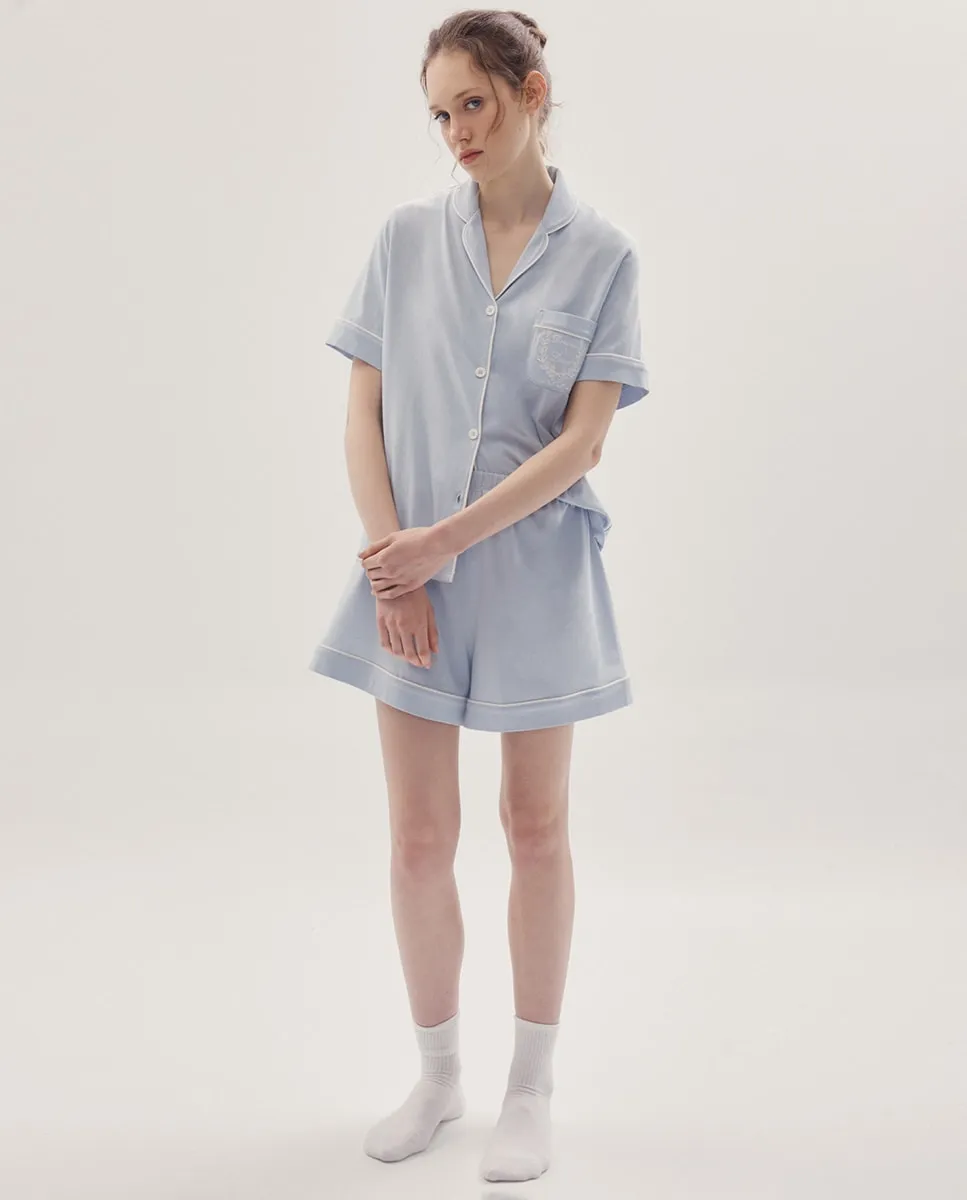 Короткая пижама с карманом Sfera, светло-голубой
Короткая пижама с карманом Sfera, светло-голубой
