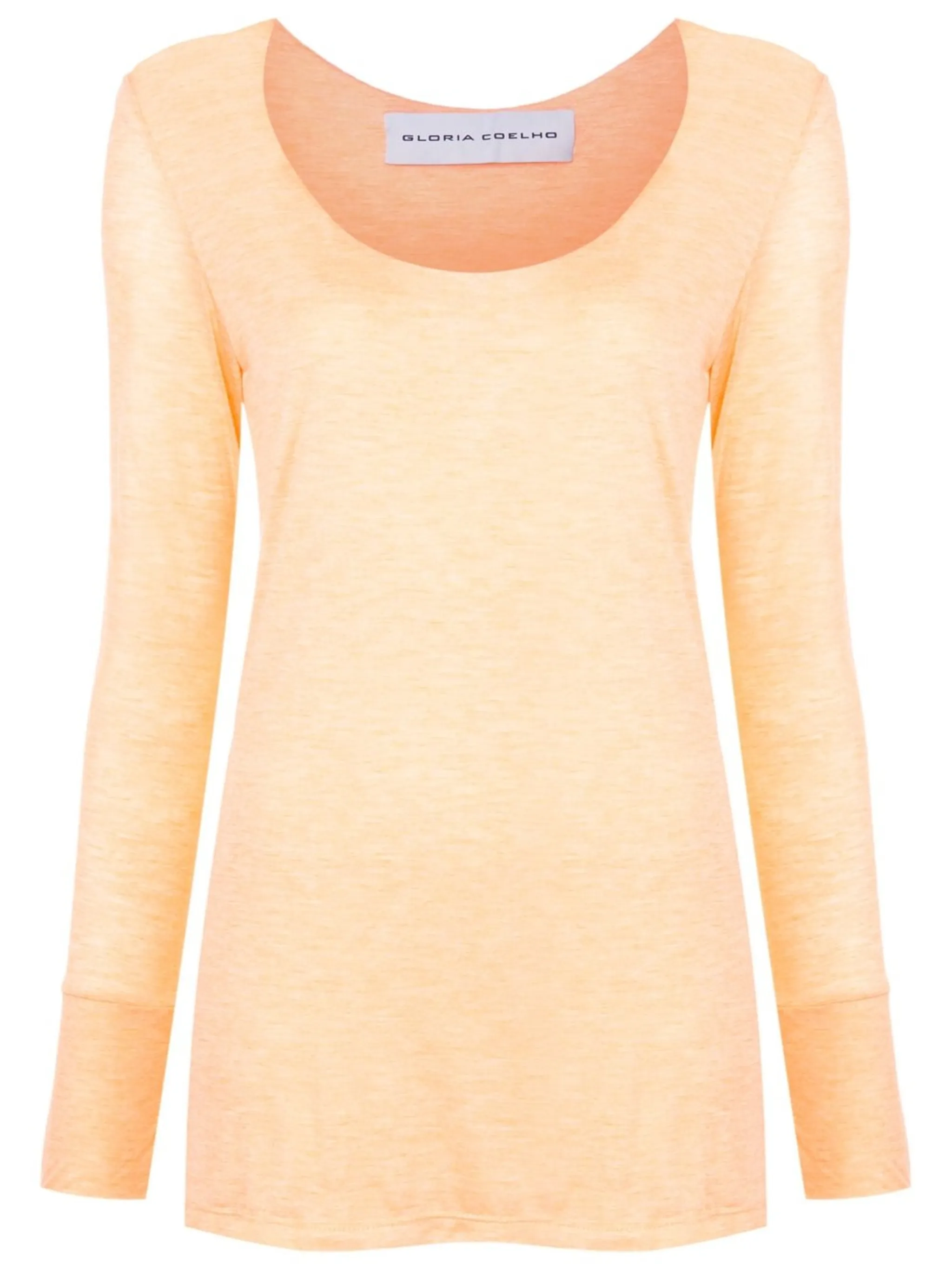 Топ с U-образным вырезом и длинными рукавами Gloria Coelho, оранжевый
Топ с U-образным вырезом и длинными рукавами Gloria Coelho, оранжевый