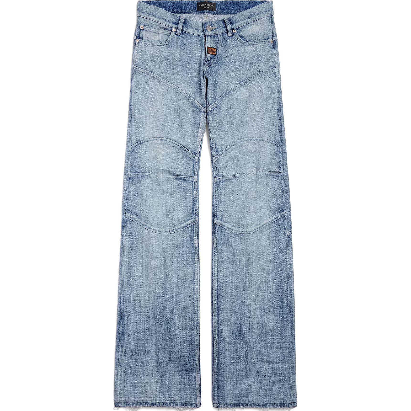 Джинсы с декоративными швами Balenciaga, светло-голубой
Джинсы с декоративными швами Balenciaga, светло-голубой