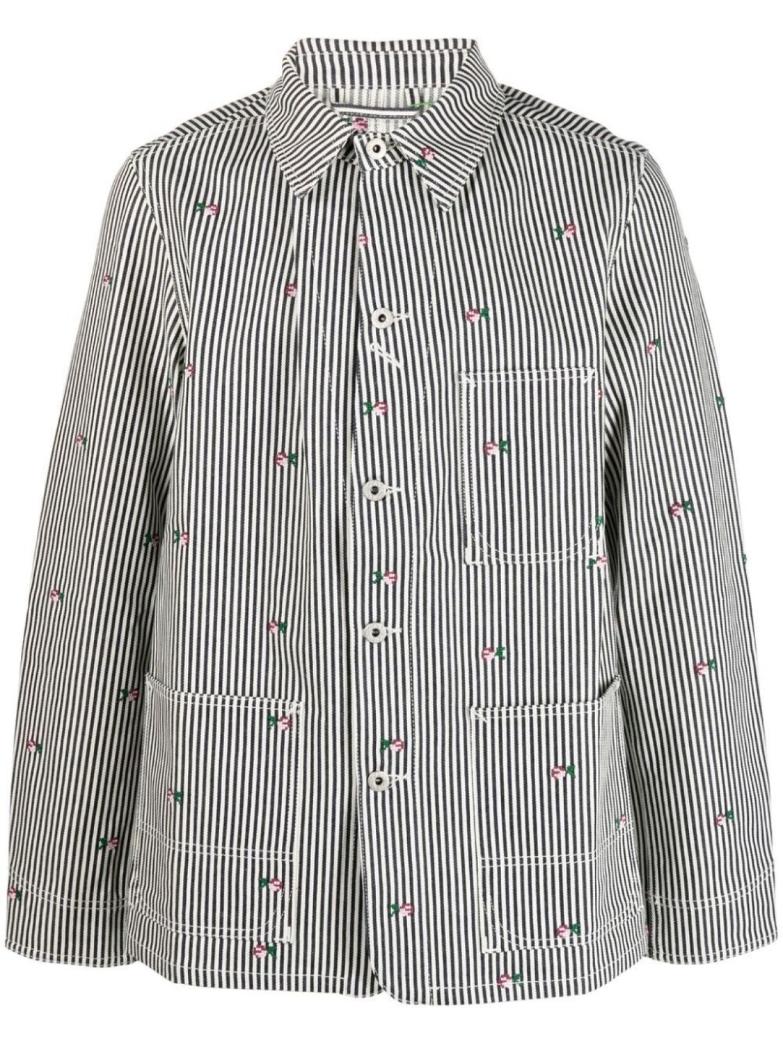 Kenzo куртка-рубашка с цветочной вышивкой, белый
Kenzo куртка-рубашка с цветочной вышивкой, белый