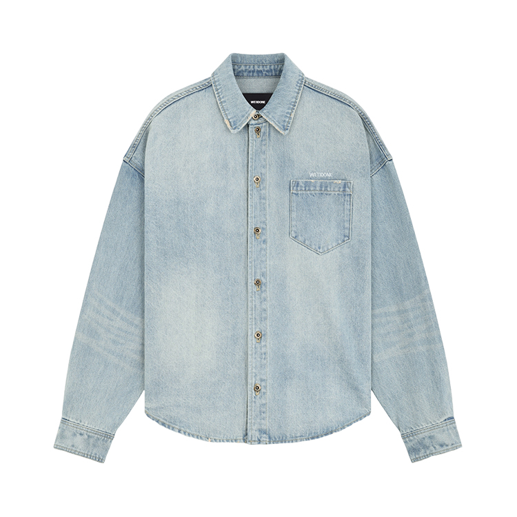 Джинсовая рубашка WE11DONE, синий
Джинсовая рубашка WE11DONE, синий