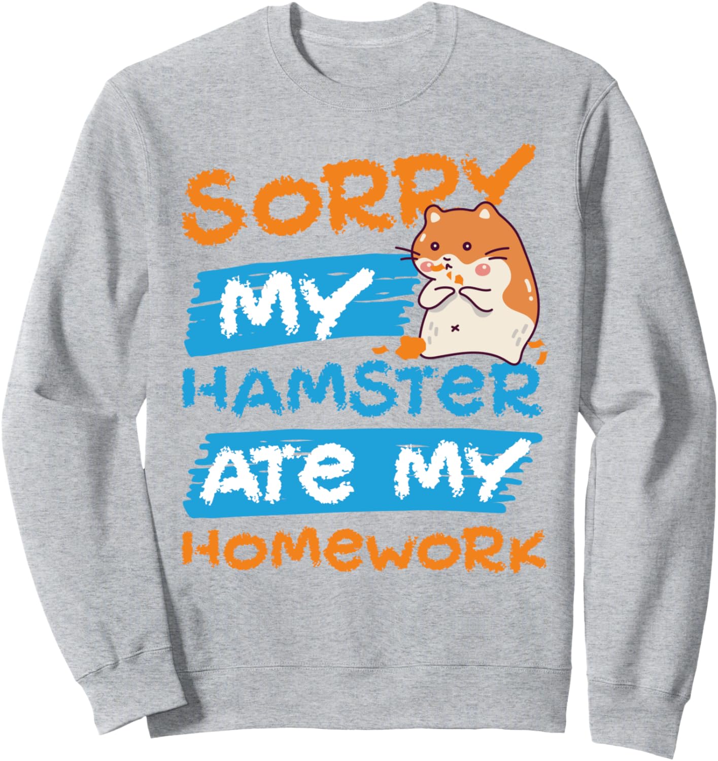 Милый хомячок, школьное домашнее задание, толстовка с надписью «Извини, мой хомячок меня съел» Hammy I Love Hamster Hs0, серый
Милый хомячок, школьное домашнее задание, толстовка с надписью «Извини, мой хомячок меня съел» Hammy I Love Hamster Hs0, серый