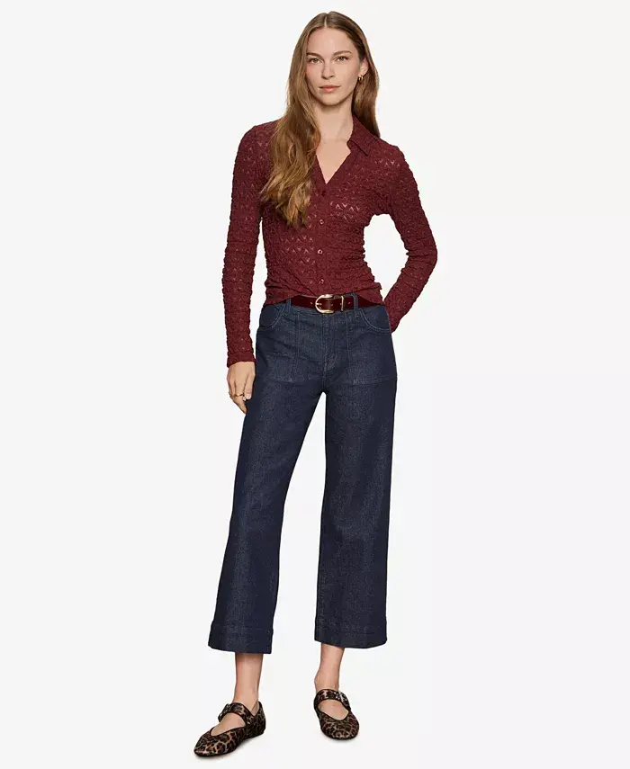 Женская блузка Dreamgirl на пуговицах с кружевом Sanctuary, фиолетовый
Женская блузка Dreamgirl на пуговицах с кружевом Sanctuary, фиолетовый