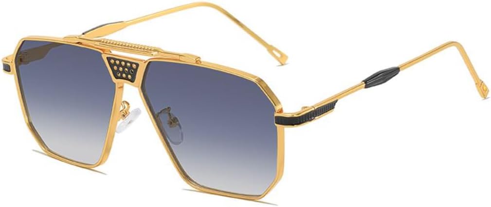 Мужские солнцезащитные очки в стиле стимпанк, большие, винтажные, в стиле панк, для активного отдыха и вождения, модные металлические очки с защитой от УФ-излучения UV400 UUPTTPL, Golddoublegray
Мужские солнцезащитные очки в стиле стимпанк, большие, винтажные, в стиле панк, для активного отдыха и вождения, модные металлические очки с защитой от УФ-излучения UV400 UUPTTPL, Golddoublegray